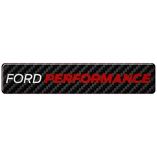 Ford Performance Carbon Fiber Domed Badge Emblem