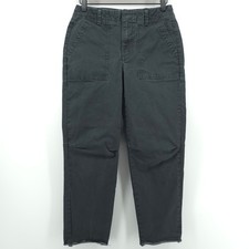 Banana Republic Girlfriend Authentic Chino Women 4P Black Utility Tapered Pants