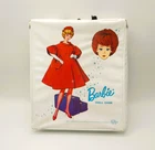 Mattel Vintage 1963 White Vinyl Carrying Case Broken Handle