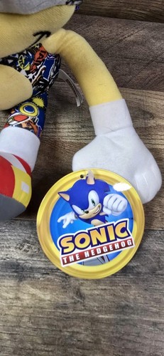 Sticker Bomb Sonic The Hedgehog Soft Toy 18" Plush New w Tag - Picture 3 of 9
