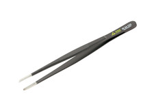 44520 Tweezers, ESD Safe, Universal Blunt Tip Serrated
