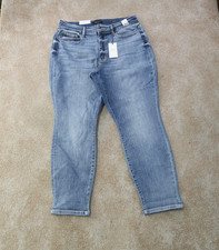 Judy Blue Boyfriend Fit Jeans Women's 16w Blue Stretch Denim