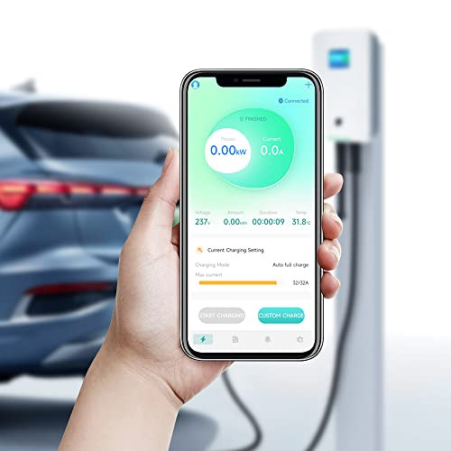 Chargeur EV Type 2 32A 7kW Morec avec application mobile connectée pour borne à la maison - 2