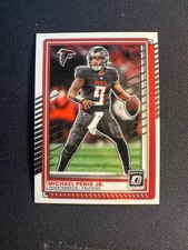2025 Panini Donruss Optic Base Card #134 Michael Penix Jr Atlanta Falcons