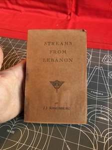 Antique Streams From Lebanon by J.J. Schaumburg Extremely Rare Item!!!