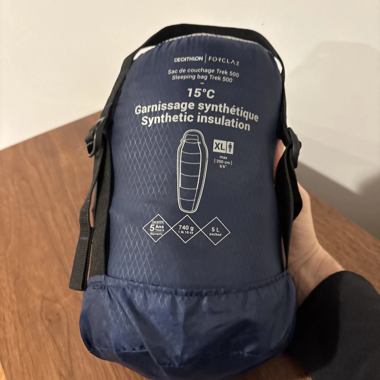 Sleeping Bag Forclaz Trek 500 15'C (59'F) Size XL
Opens in a new window or tab