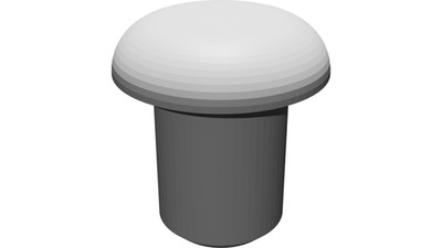 Halteknöpfe Schiene Mantel PN 5901004-1 für Grumman Tiger Cheetah 3D