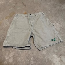Carhartt Carpenter Shorts Mens 32 Desert Sand Canvas B25 DES Utility Workwear