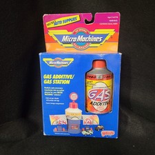 Vintage Galoob Micro Machines Gas Additive Gas Station Sealed In Box Inv-0677
