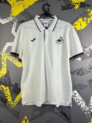 Swansea City Training Jersey Football Soccer Polo Shirt Joma Men Size XL ig93