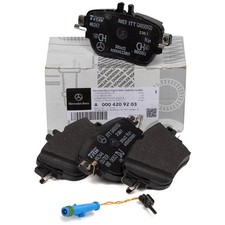 ORIGINAL Mercedes-Benz Bremsbeläge + Sensor E-KLASSE W213 S213 CLS C257 hinten