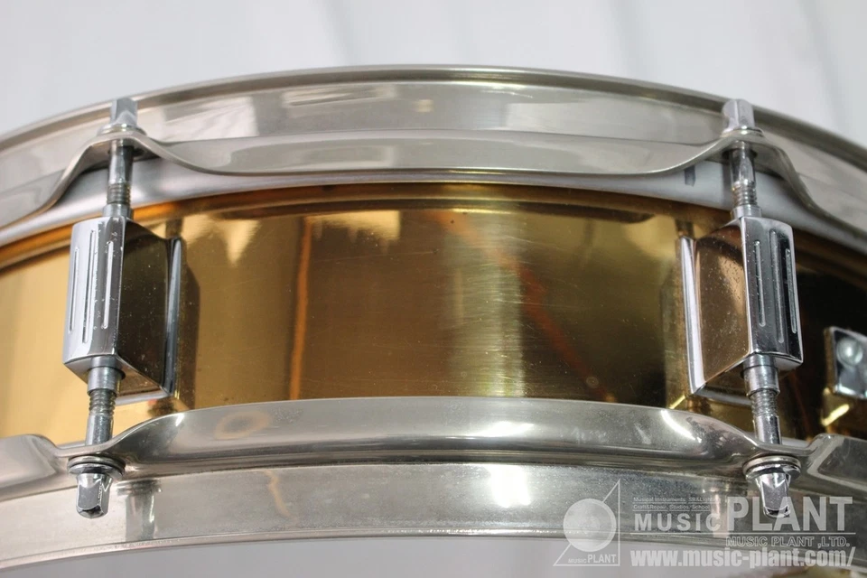 Ludwig LB553 青铜 Piccolo 小军 13x3 二手黄铜外壳 小巧型鼓 — 第 3/4 张图片