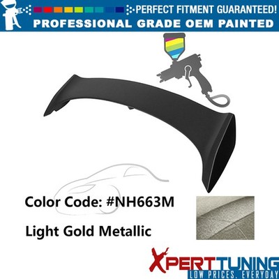 For 06-11 Honda Civic 2Dr ABS #NH663M Light Gold Metallic Trunk Spoiler W/LED