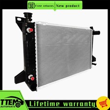 For 1985-1997 Ford F150 F250 F350 5.0l 5.8l At Radiator Oe Style Aluminum 1453