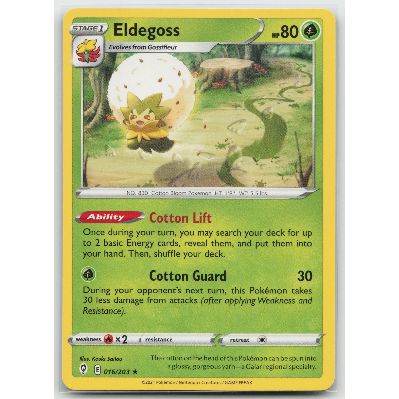 Eldegoss Deck Exclusives 016/203 Promo NM Pokemon