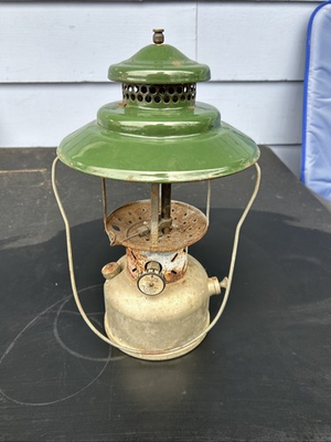 #ad #ad Vintage 1941 Coleman Lantern Nickle plated Untested Parts Or Repair No Globe $75.95