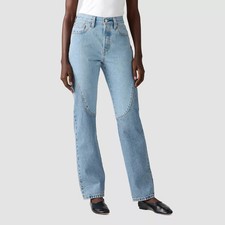 Levi's Women's 501 Jeans High Rise Straight Leg Stretch Open Box