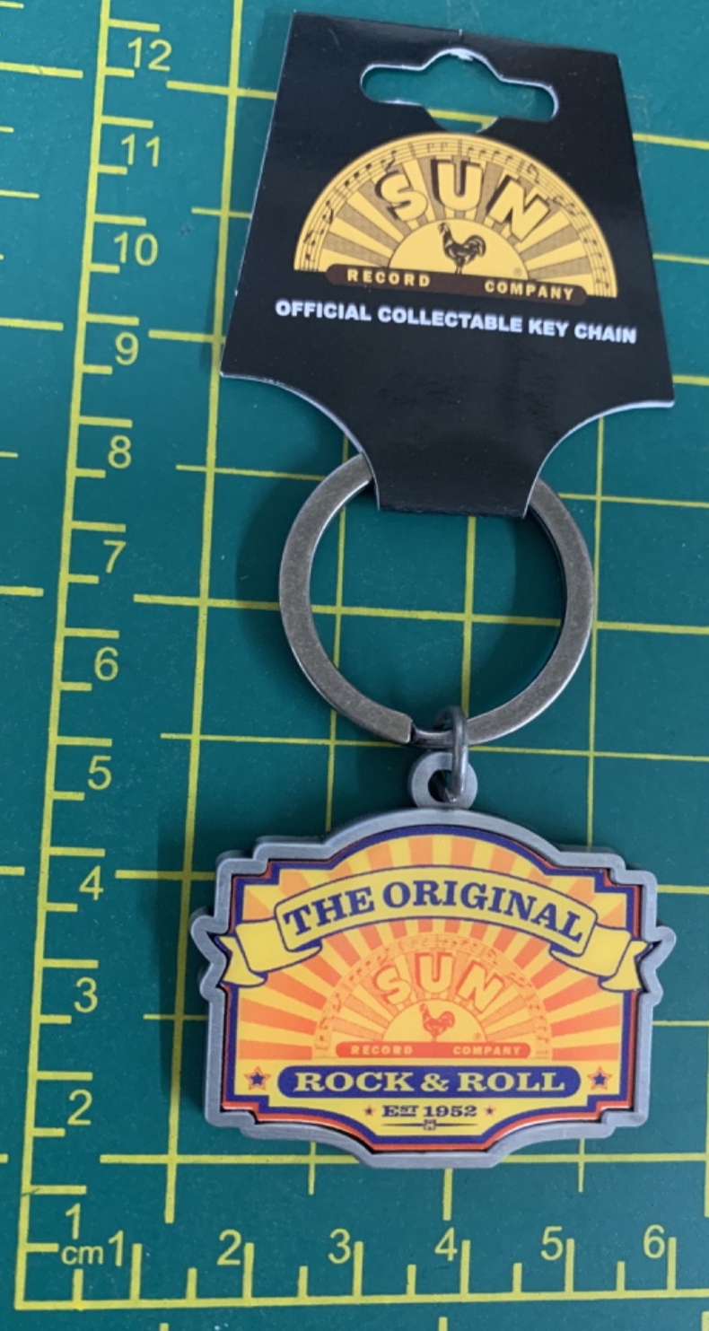 Sun Records Elvis High Quality Metal Key Ring Officially Licensed