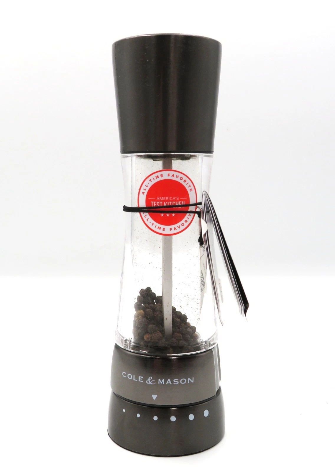 Cole & Mason Derwent Pepper Mill Gunmetal Gray 7.5” Adjustable Grinder
Opens in a new window or tab