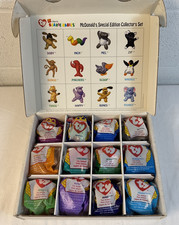 Vintage 1998 McDonald  s Ty Teenie Beanie Babies FULL SET 12 Sealed Babies 