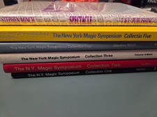 Spectacle Stephen Minch OOP Hardcover Magic NEW YORK Symposium 6 BOOK LOT