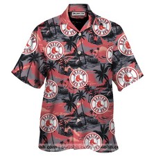 Boston Red Sox Mlb Tommy Bahama Hawaiian Shirt