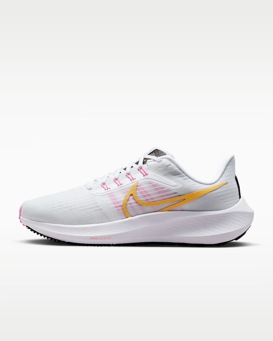 Nike Air Zoom Pegasus 39 White Gold Pink Women's Mesh Sneakers DH4072-104