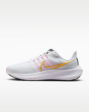 Nike Air Zoom Pegasus 39 White Gold Pink Women's Mesh Sneakers DH4072-104