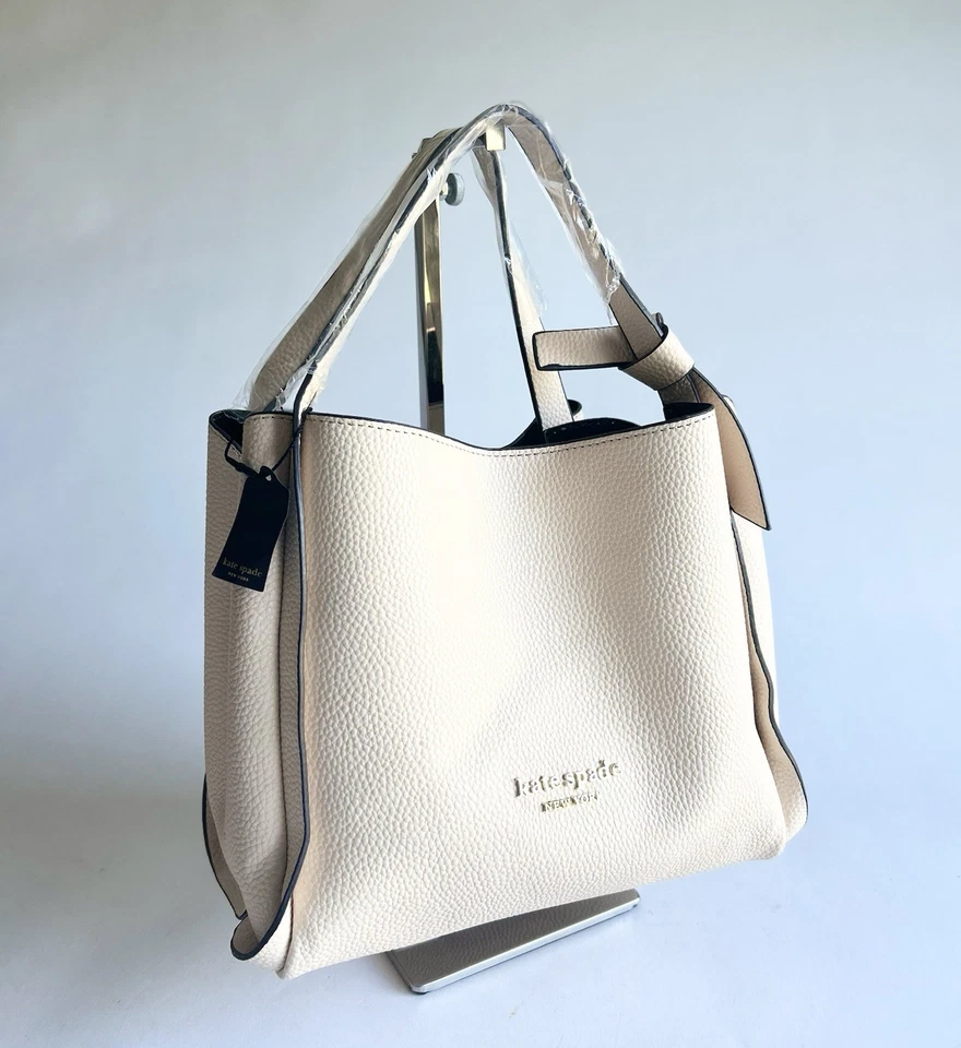 Nuevo Bolso Pequeño Kate Spade Rosa Claro Imitación Cuero Guijarro. Foto 3 de 4