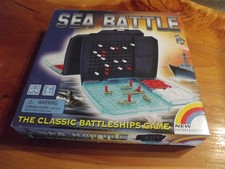 GAME SEA BATTLE THE CLASSIC BATTLESHIPS GAME GREAT  ** MUST SEE ***