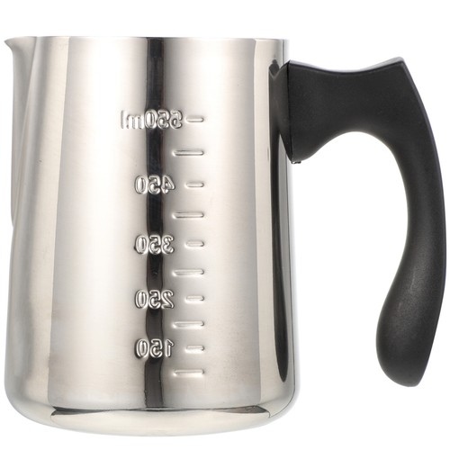  Narrow Spout Steaming Pitcher Stainless Steel Jug Coffee Milk Frothing Cup - Afbeelding 6 van 7