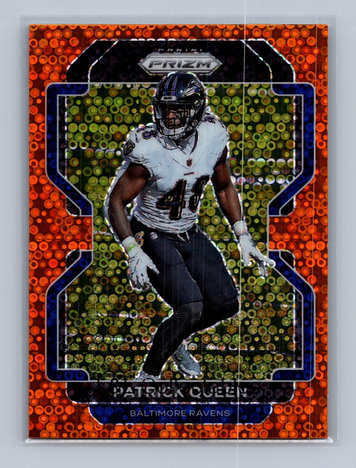 2021 Panini Prizm #285 Patrick Queen Disco