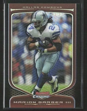 Marion Barber 2009 Bowman Chrome #32 Refractors Dallas Cowboys