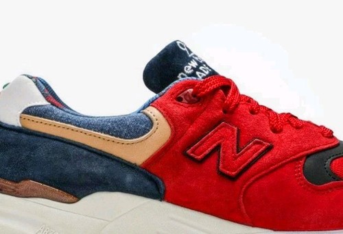 Size 6.5 - New Balance 999 Made In USA/ Navy Red Asia /M999WEB / 998,997,996,995 - Picture 9 of 17