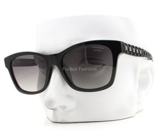 Chanel Sunglasses ch5484A 760/S8 Polished Black Quilted Polarized Gray with Case