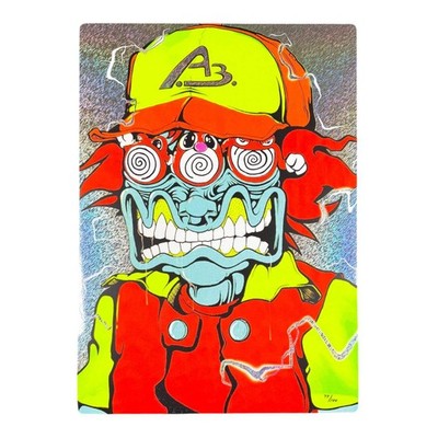 Aaron Brooks ''Trainer (Neon Static Storm)'' Print