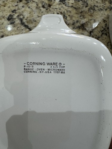 Vintage Pyrex Corning Ware Spice of Life 3 Baking Dish Dinnerware Set - Picture 8 of 8