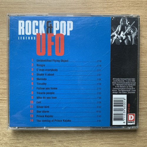 CD Ufo "Rock & pop legends" Disky von 1995 sehr guter Zustand - Bild 2 von 5