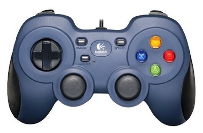 Logitech F310 kabelgebundenes Gamepad, Controller mit Konsolenartigem Layout, 4 