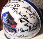 10 HOF DL signed mini helmet w /COA's - Lilly, Jones, Olsen, Eller, Youngblood + — photo 10