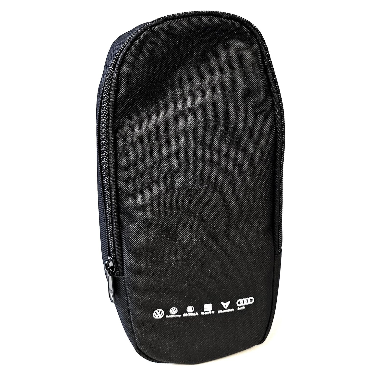 Sac à huile anti-fuite pour bouteille 1L avec entonnoir motif géométrique
