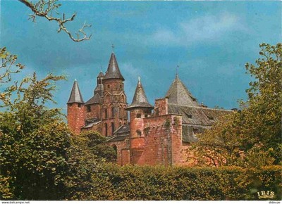 Postkarte - 19 - Collonges la Rouge - Kirche - CPM - siehe beidseitige Scans