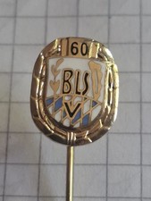 Vintage BLSV Ehrennadel 60 Jahre – Carl Poellath Schrobenhausen – Anstecknadel 