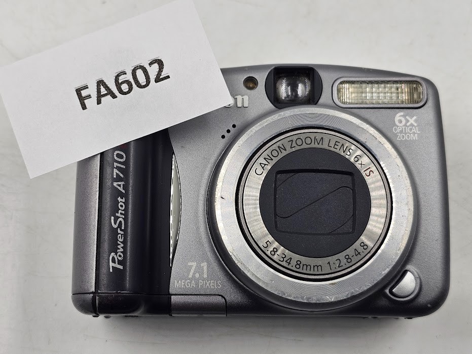 Canon PowerShot A710 IS 7.1 MP Digital Camera Silver - Working | eBay