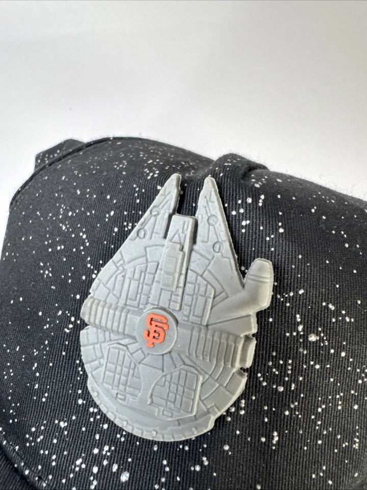 STAR WARS DAY 2018 9/16 Millennium Falcon Ball Cap Hat San Francisco Giants SF Foto 3 de 4