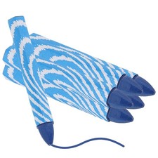 Lumber Marking Crayons, 6 Pcs Blue Hex Wax Tire Marker, 4" x 0.55"