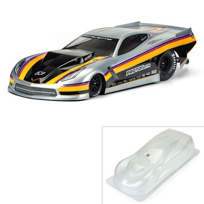 Pro line Racing 1/10 Chevrolet Corvette C7 Pro Mod Clear Body Slash 2 Wheel