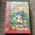 Sonic the Hedgehog 3 (Sega Genesis, 1994) CASE AND MANUAL ONLY - No Game Cart