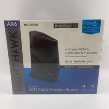 New Netgear Nighthawk CAX30 Dual Band WiFi 6 Cable Modem Router