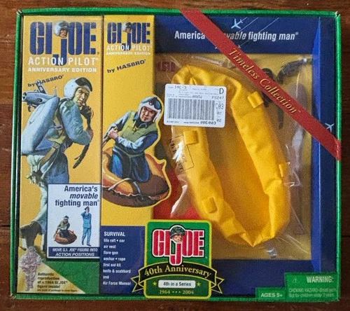 GI Joe Action Pilot Survival 40th Anniversary Set Timeless Collection - Mint